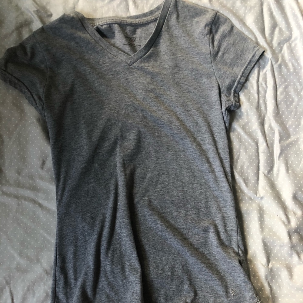 danskin grey v-neck